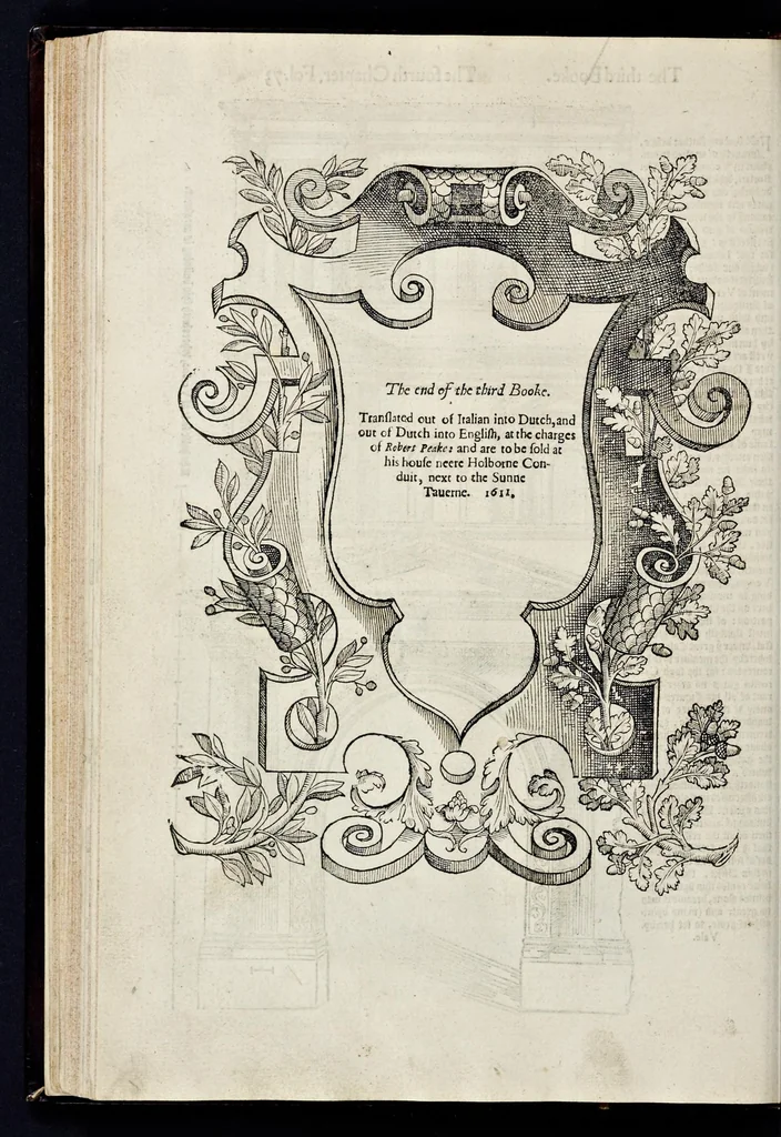 An illustration from The first [-fift] booke of architecture, 1611, leaf 241