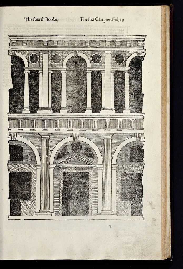 An illustration from The first [-fift] booke of architecture, 1611, leaf 298