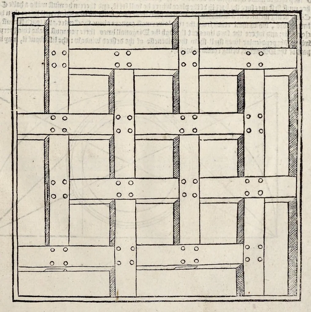 An illustration from The first [-fift] booke of architecture, 1611, leaf 34