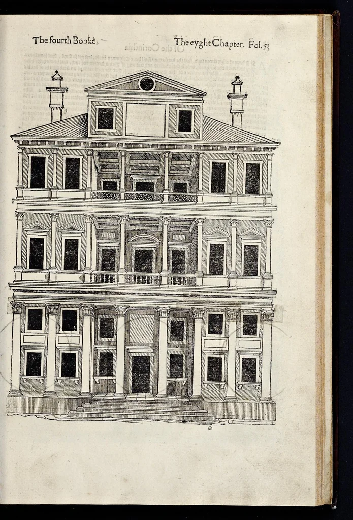 An illustration from The first [-fift] booke of architecture, 1611, leaf 346