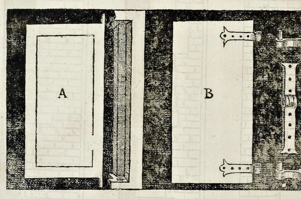 An illustration from The first [-fift] booke of architecture, 1611, leaf 369