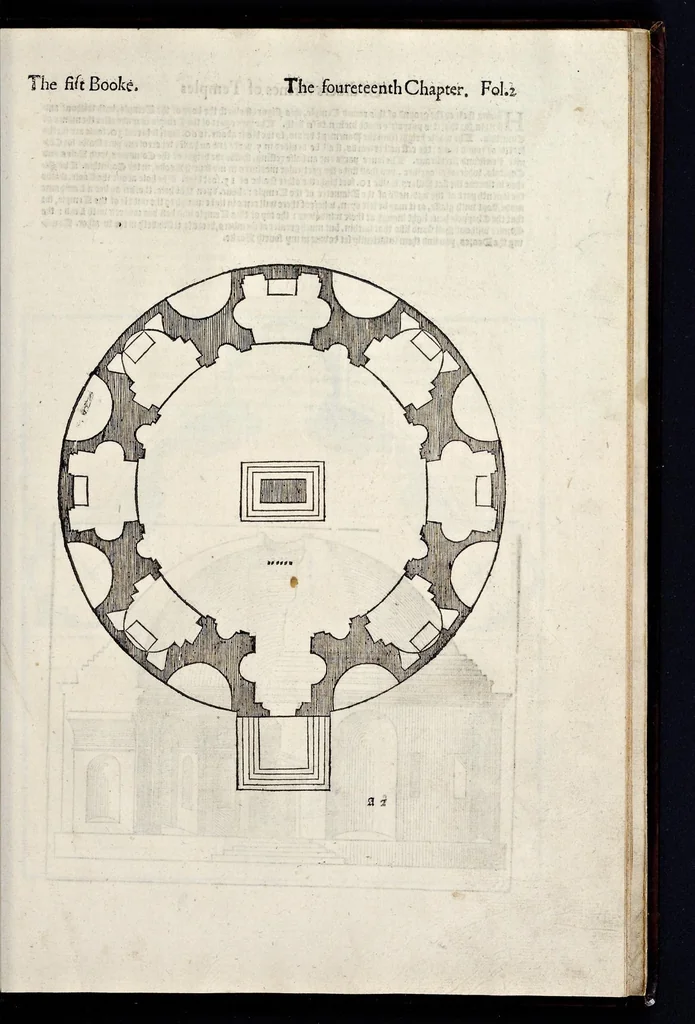 An illustration from The first [-fift] booke of architecture, 1611, leaf 388
