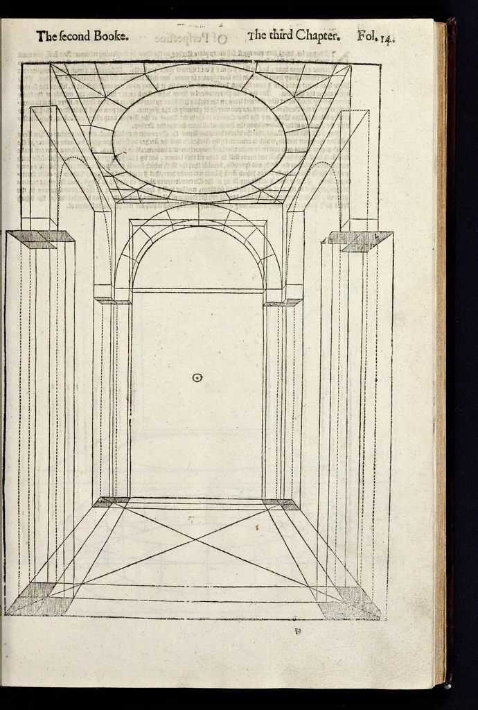An illustration from The first [-fift] booke of architecture, 1611, leaf 66