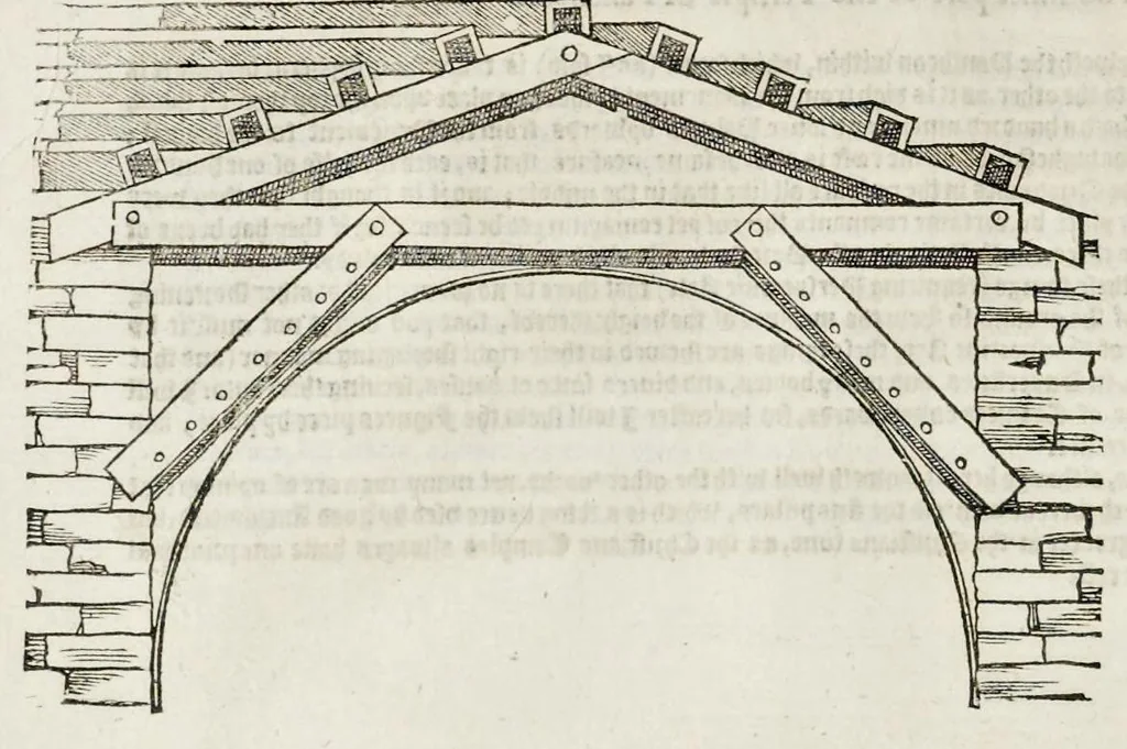 An illustration from The first [-fift] booke of architecture, 1611, leaf 99