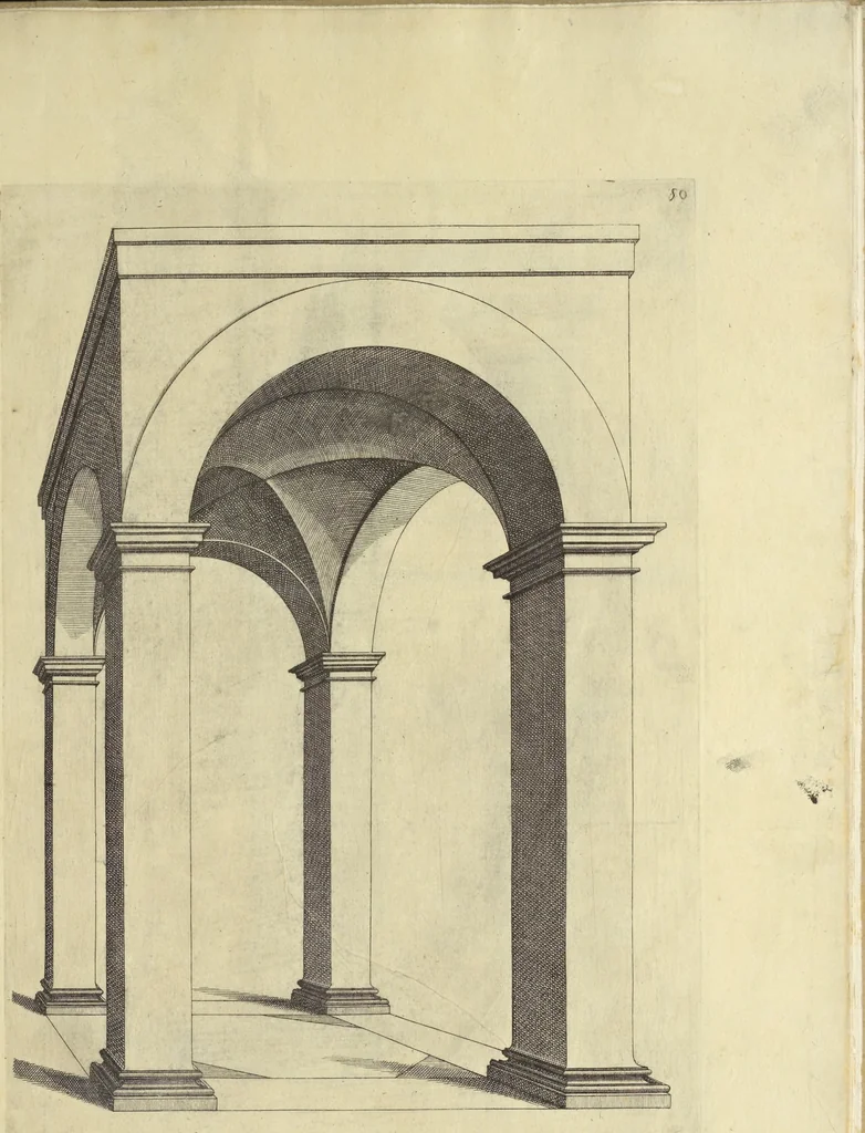 An illustration from La pratica di prospettiva, 1596, leaf 112