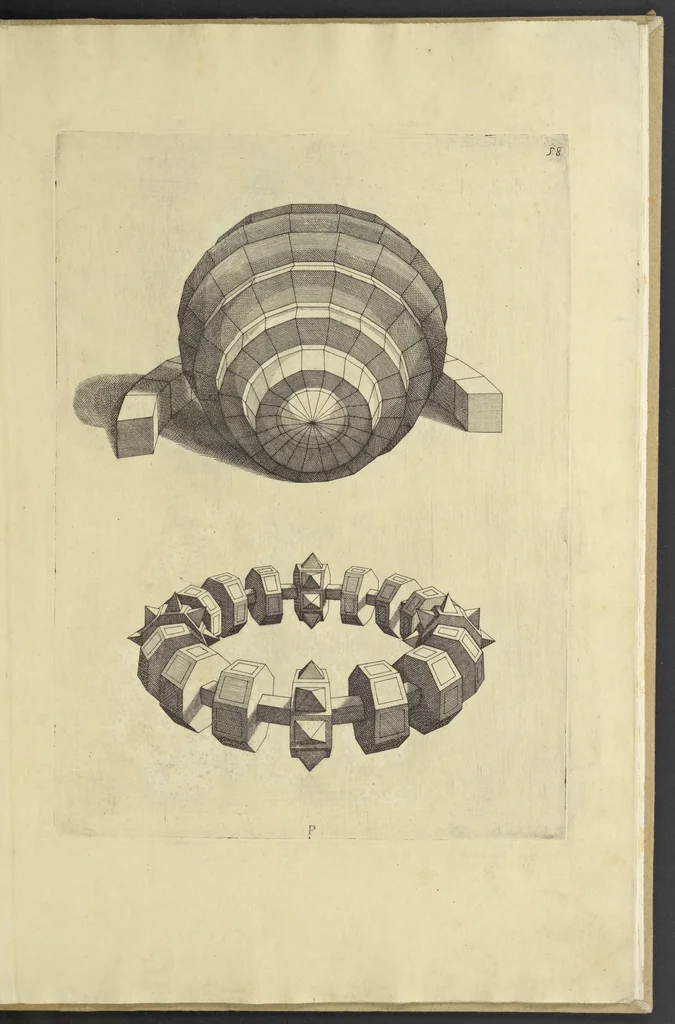 An illustration from La pratica di prospettiva, 1596, leaf 128
