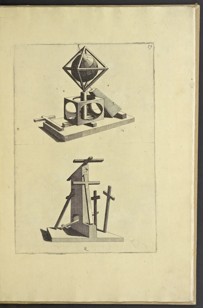 An illustration from La pratica di prospettiva, 1596, leaf 130