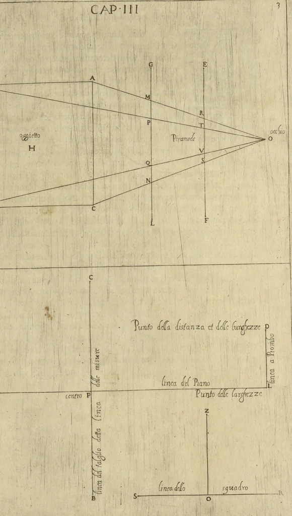 An illustration from La pratica di prospettiva, 1596, leaf 16