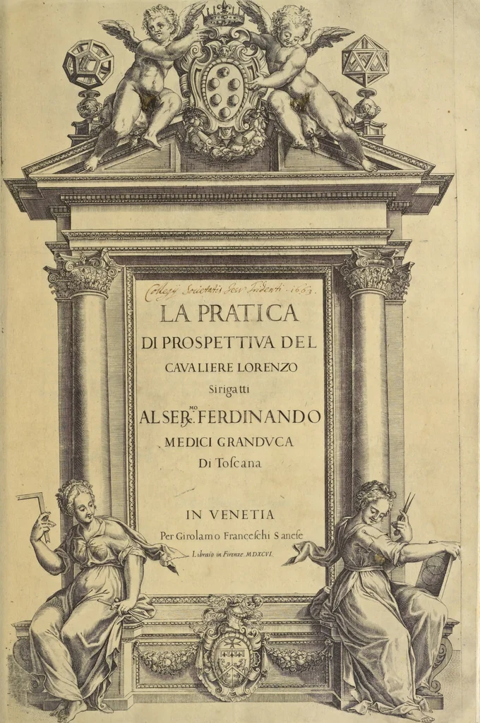 An illustration from La pratica di prospettiva, 1596, leaf 4