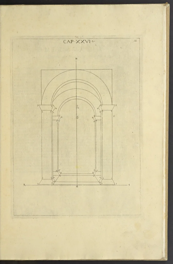 An illustration from La pratica di prospettiva, 1596, leaf 52