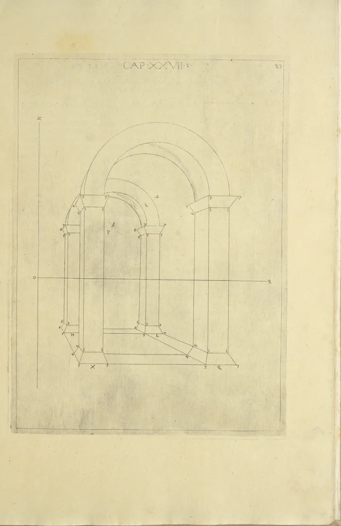An illustration from La pratica di prospettiva, 1596, leaf 56