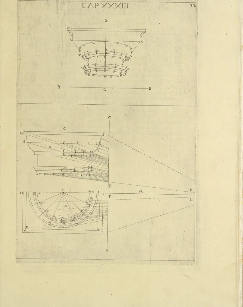 An illustration from La pratica di prospettiva, 1596, leaf 74