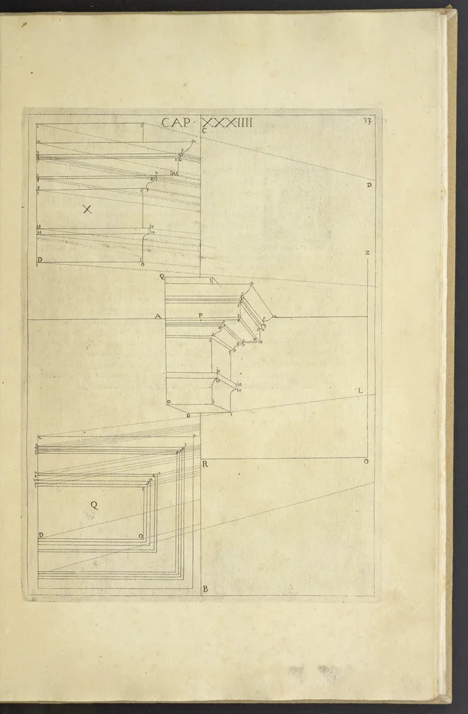 An illustration from La pratica di prospettiva, 1596, leaf 76