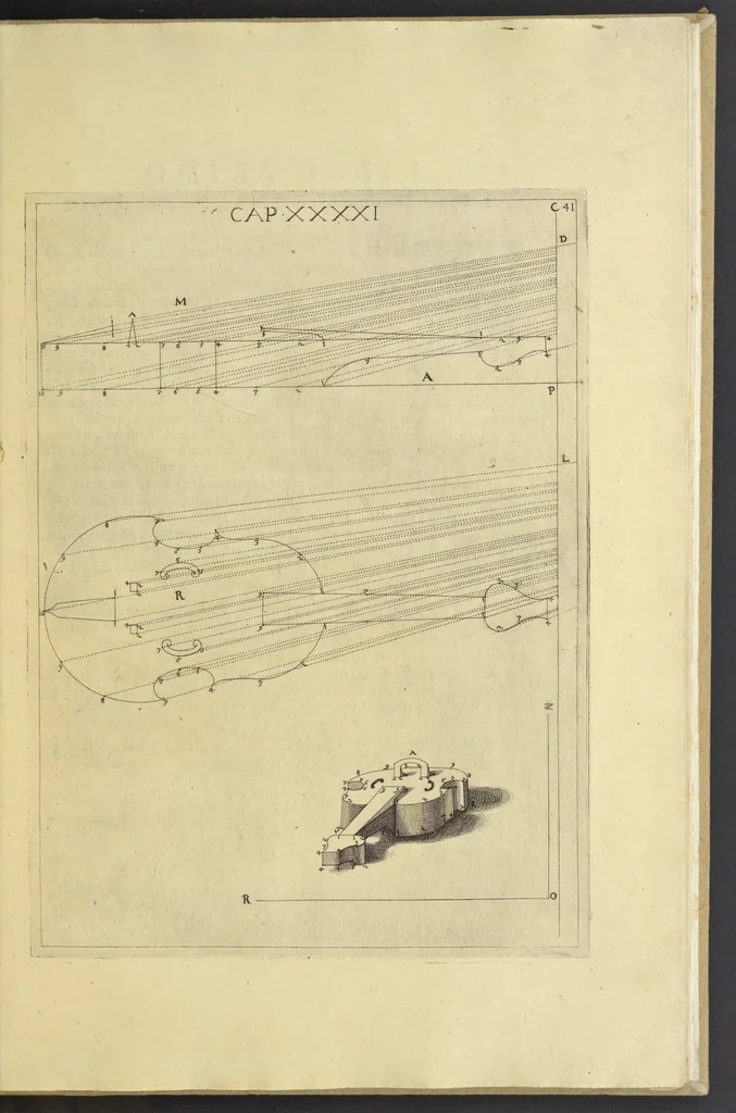 An illustration from La pratica di prospettiva, 1596, leaf 92