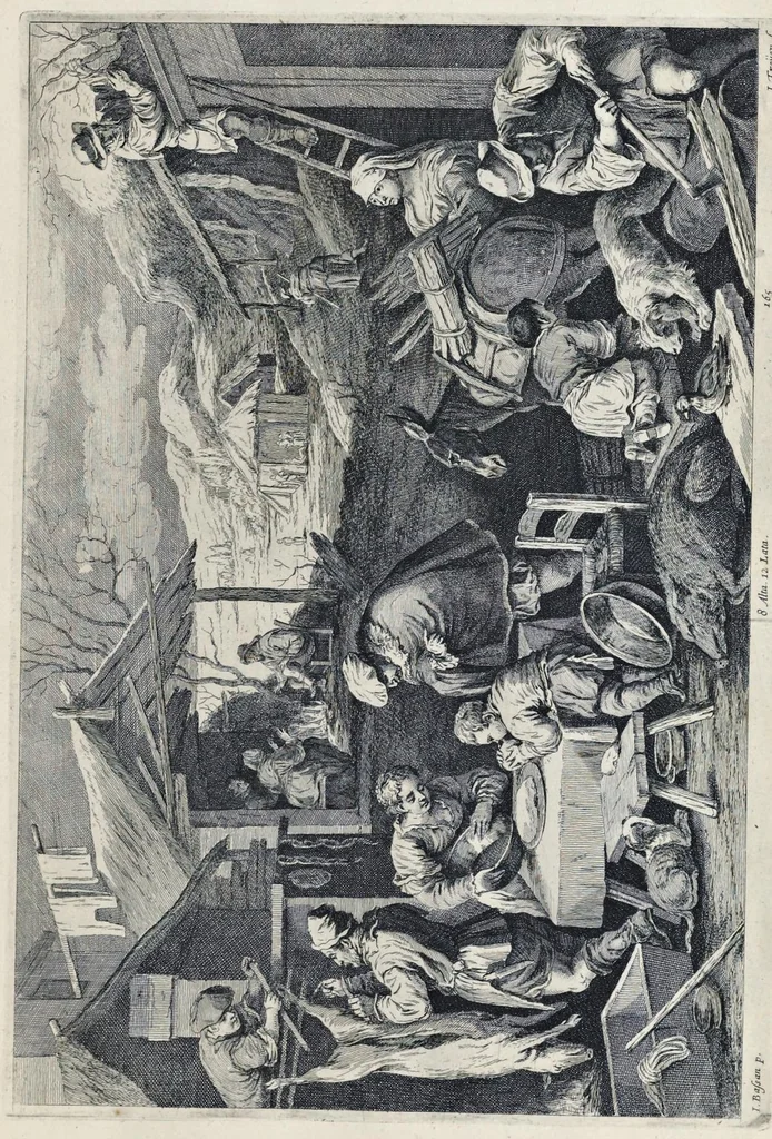 An illustration from Theatrvm pictorivm : in quo exhibentur ipsius manu delineatæ, eiusque curâ in æs incise picturæ, archetipæ Italicæ, quas ipse ser.mus Archdux in pinacothecam suam Bruxellis collegit, 1684, leaf 300
