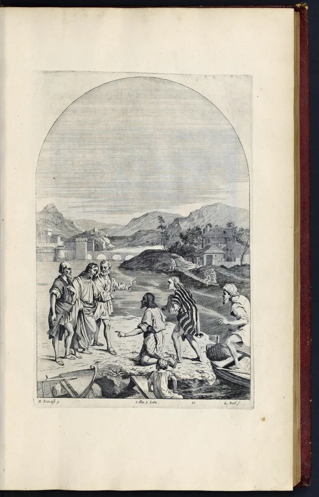 An illustration from Theatrvm pictorivm : in quo exhibentur ipsius manu delineatæ, eiusque curâ in æs incise picturæ, archetipæ Italicæ, quas ipse ser.mus Archdux in pinacothecam suam Bruxellis collegit, 1684, leaf 34