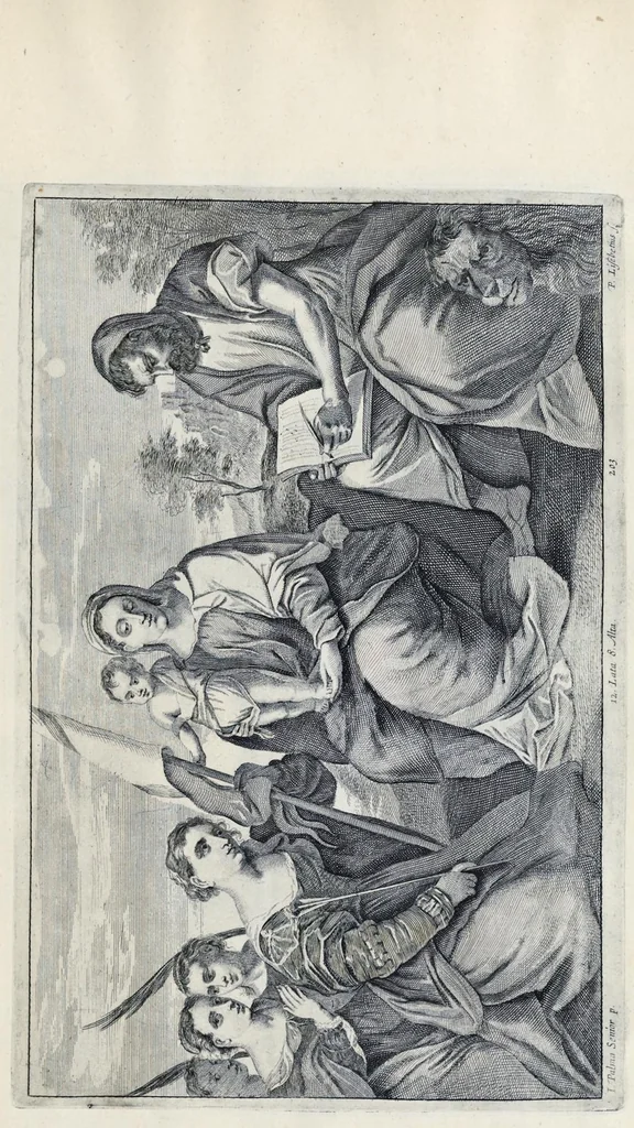 An illustration from Theatrvm pictorivm : in quo exhibentur ipsius manu delineatæ, eiusque curâ in æs incise picturæ, archetipæ Italicæ, quas ipse ser.mus Archdux in pinacothecam suam Bruxellis collegit, 1684, leaf 372