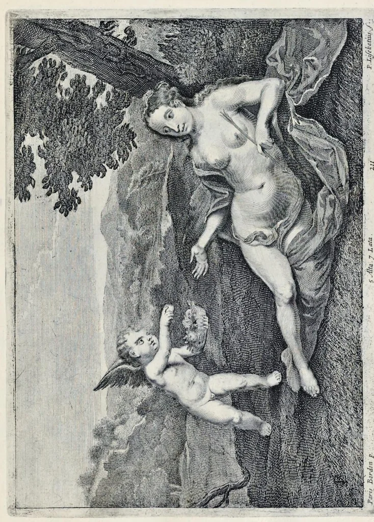 An illustration from Theatrvm pictorivm : in quo exhibentur ipsius manu delineatæ, eiusque curâ in æs incise picturæ, archetipæ Italicæ, quas ipse ser.mus Archdux in pinacothecam suam Bruxellis collegit, 1684, leaf 390