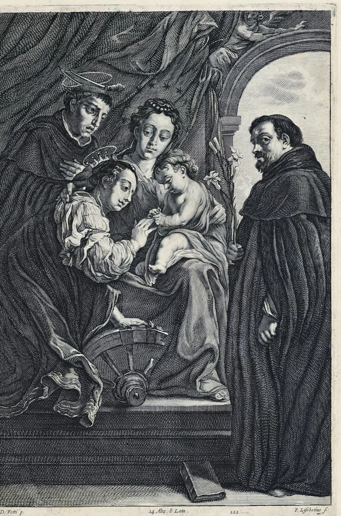 An illustration from Theatrvm pictorivm : in quo exhibentur ipsius manu delineatæ, eiusque curâ in æs incise picturæ, archetipæ Italicæ, quas ipse ser.mus Archdux in pinacothecam suam Bruxellis collegit, 1684, leaf 412
