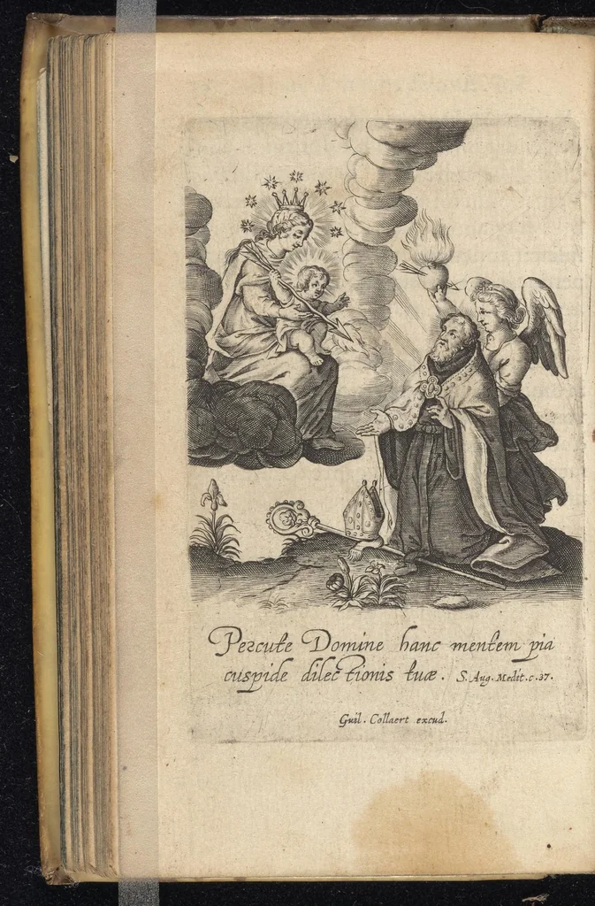 An illustration from Flammulae amoris, S.P. Augustini versibus et iconibus exornatae, 1629, leaf 125
