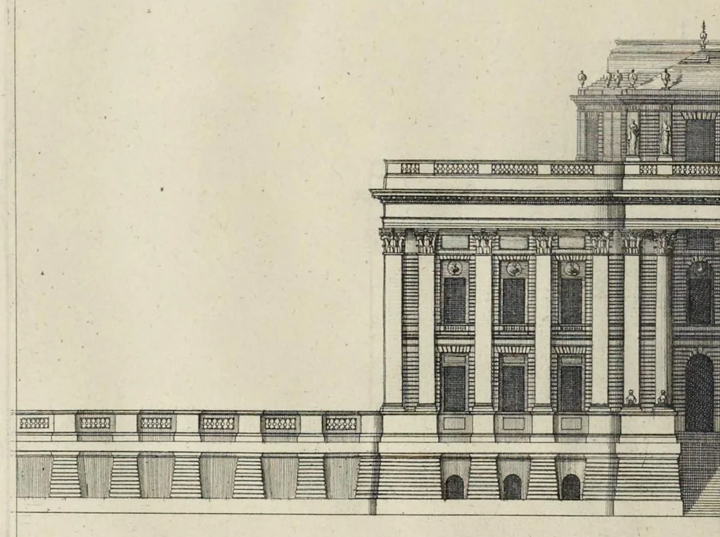 An illustration from Les oeuvres d'architecture d'Anthoine Le Pautre, 1652, leaf 119