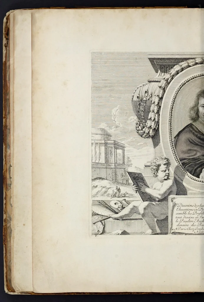 An illustration from Les oeuvres d'architecture d'Anthoine Le Pautre, 1652, leaf 13
