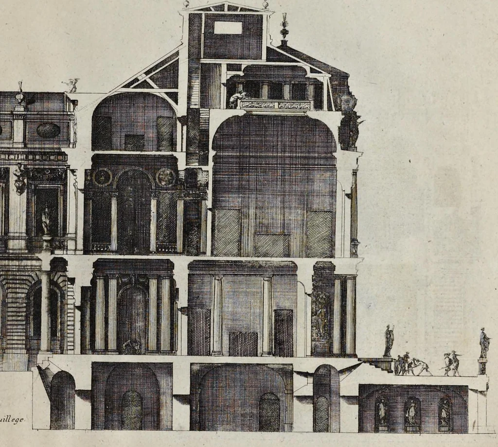 An illustration from Les oeuvres d'architecture d'Anthoine Le Pautre, 1652, leaf 178