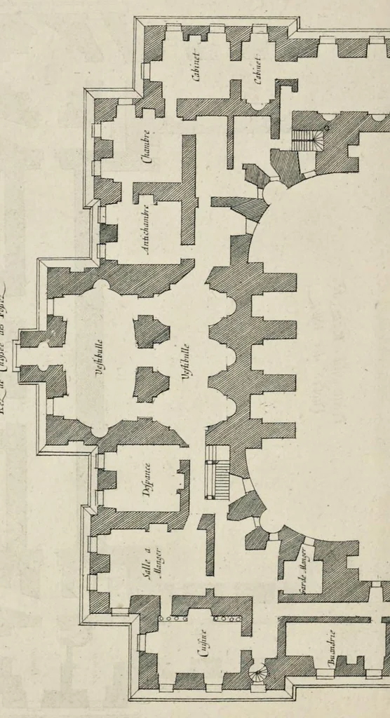 An illustration from Les oeuvres d'architecture d'Anthoine Le Pautre, 1652, leaf 195