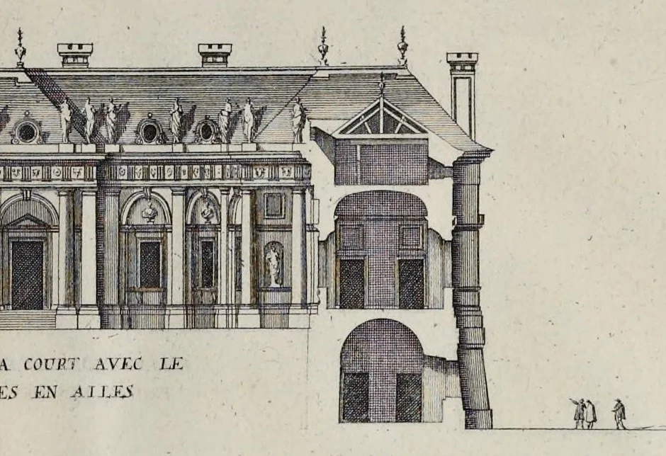 An illustration from Les oeuvres d'architecture d'Anthoine Le Pautre, 1652, leaf 208