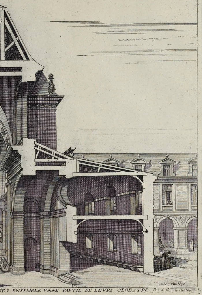 An illustration from Les oeuvres d'architecture d'Anthoine Le Pautre, 1652, leaf 228