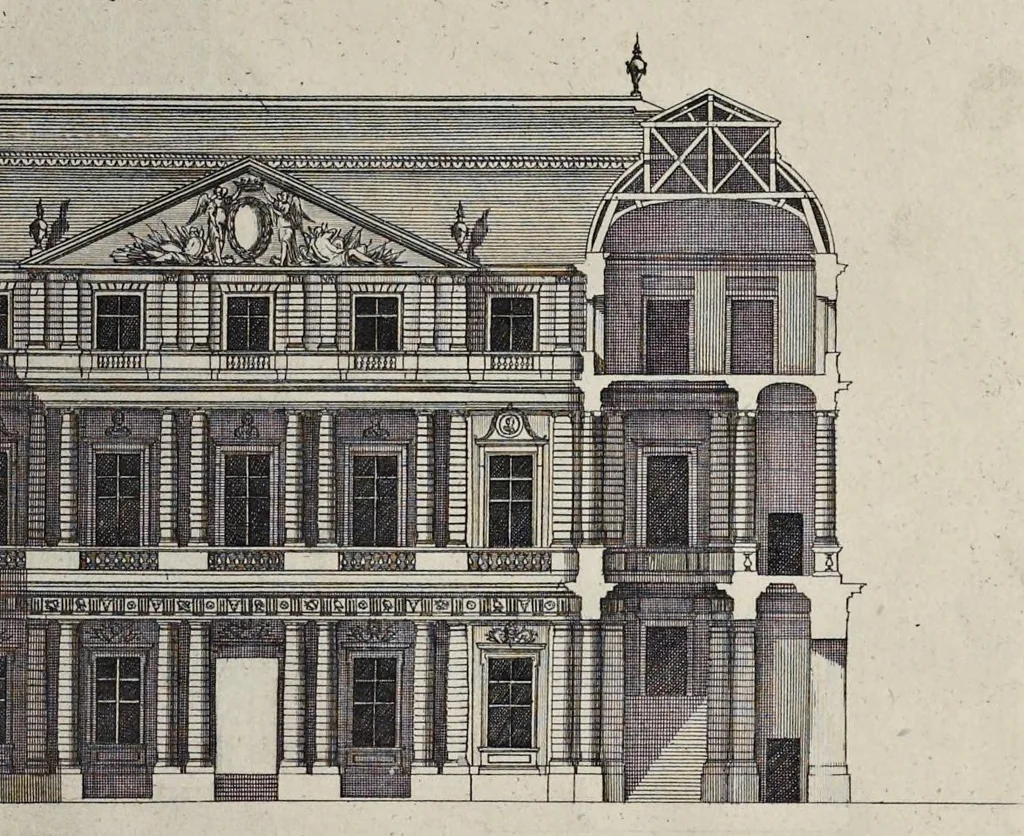 An illustration from Les oeuvres d'architecture d'Anthoine Le Pautre, 1652, leaf 34