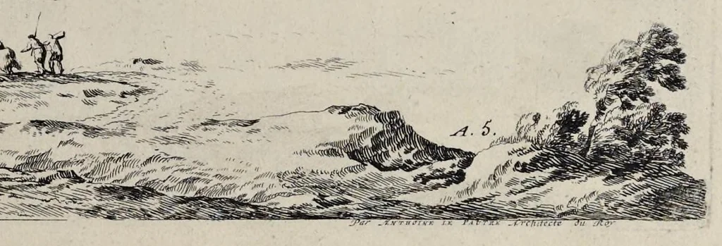 An illustration from Les oeuvres d'architecture d'Anthoine Le Pautre, 1652, leaf 34