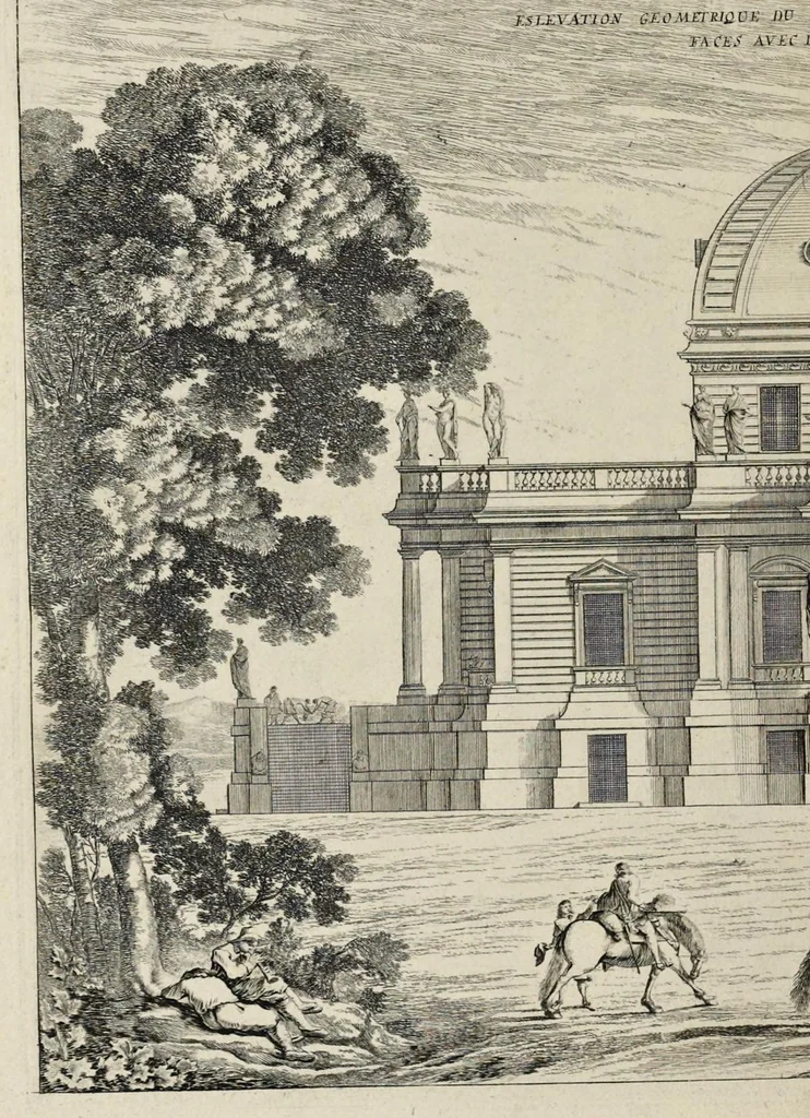 An illustration from Les oeuvres d'architecture d'Anthoine Le Pautre, 1652, leaf 65