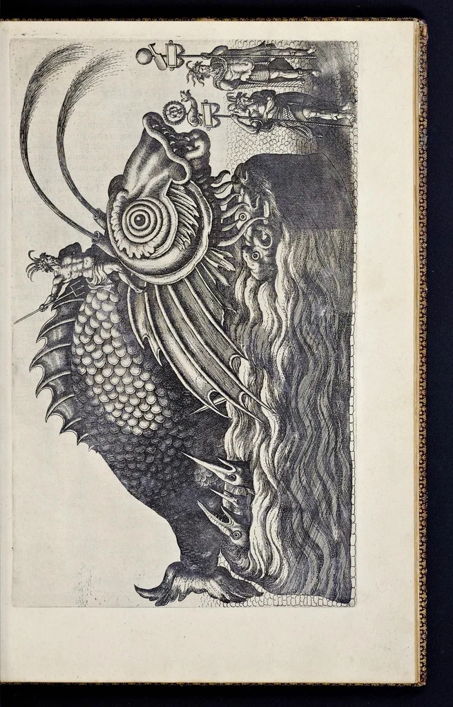 An illustration from Descriptio pvblicae gratvlationis, spectacvlorvm et lvdorvm in adventv Sereniss. Principis Ernesti Archidvcis Avstriae ... an. M.D.XCIIII. XVIII. kal. Ivlias, aliisqve diebvs Antverpiae editorvm : cvi est praefixa de Belgij principatu a romano in ea prouincia imperio ad nostra us[que] tempora breuis narratio ... : cum carmine panegyrico in eiusdem Principis Ernesti ... aduentum : accessit denique oratio funebris in Archiducis Ernesti obitum ijsdem prouincijs luctuosissimum, 1595, leaf 128