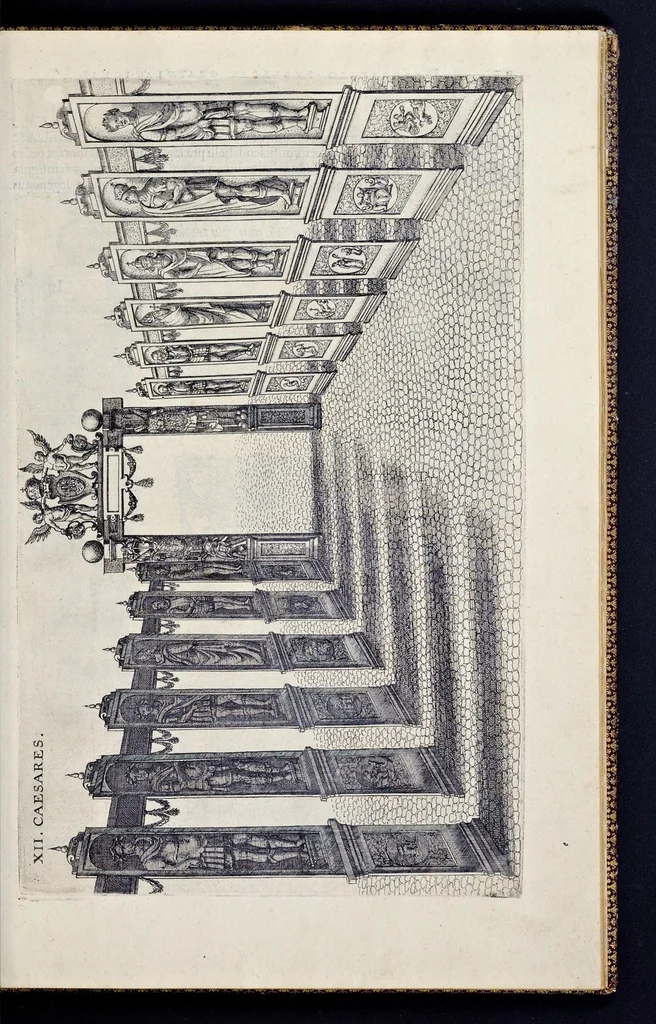 An illustration from Descriptio pvblicae gratvlationis, spectacvlorvm et lvdorvm in adventv Sereniss. Principis Ernesti Archidvcis Avstriae ... an. M.D.XCIIII. XVIII. kal. Ivlias, aliisqve diebvs Antverpiae editorvm : cvi est praefixa de Belgij principatu a romano in ea prouincia imperio ad nostra us[que] tempora breuis narratio ... : cum carmine panegyrico in eiusdem Principis Ernesti ... aduentum : accessit denique oratio funebris in Archiducis Ernesti obitum ijsdem prouincijs luctuosissimum, 1595, leaf 132