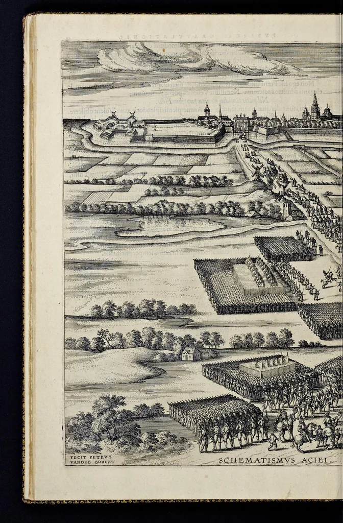 An illustration from Descriptio pvblicae gratvlationis, spectacvlorvm et lvdorvm in adventv Sereniss. Principis Ernesti Archidvcis Avstriae ... an. M.D.XCIIII. XVIII. kal. Ivlias, aliisqve diebvs Antverpiae editorvm : cvi est praefixa de Belgij principatu a romano in ea prouincia imperio ad nostra us[que] tempora breuis narratio ... : cum carmine panegyrico in eiusdem Principis Ernesti ... aduentum : accessit denique oratio funebris in Archiducis Ernesti obitum ijsdem prouincijs luctuosissimum, 1595, leaf 59