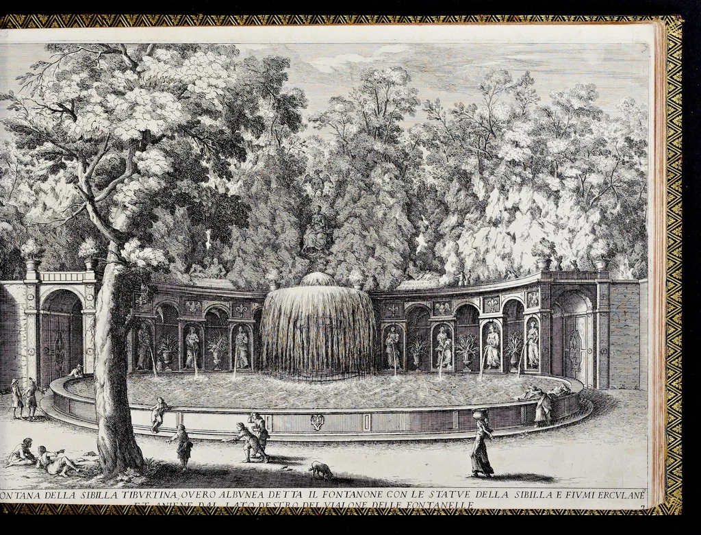 An illustration from Le fontane di Roma nelle piazze e lvoghi pvblici della città : con li loro prospetti, come sono al presente, 1691, leaf 176