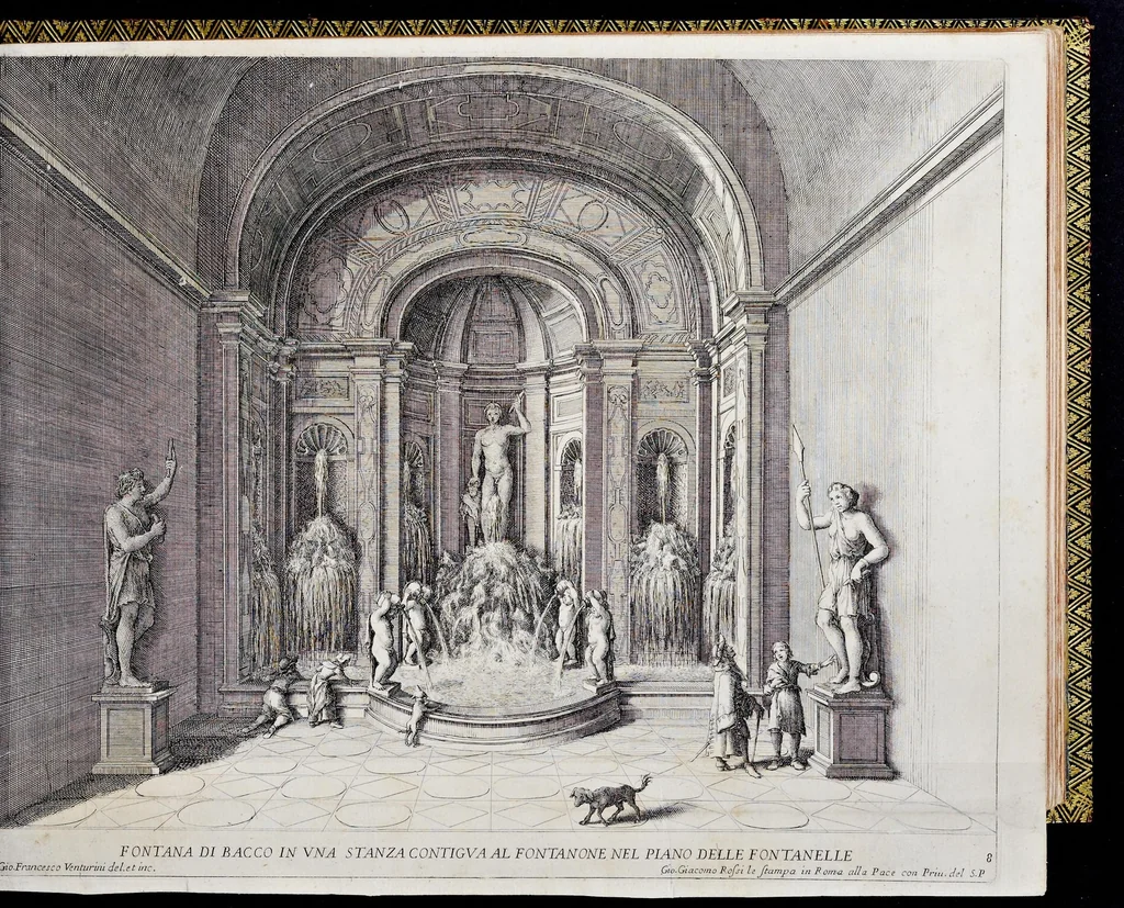 An illustration from Le fontane di Roma nelle piazze e lvoghi pvblici della città : con li loro prospetti, come sono al presente, 1691, leaf 178