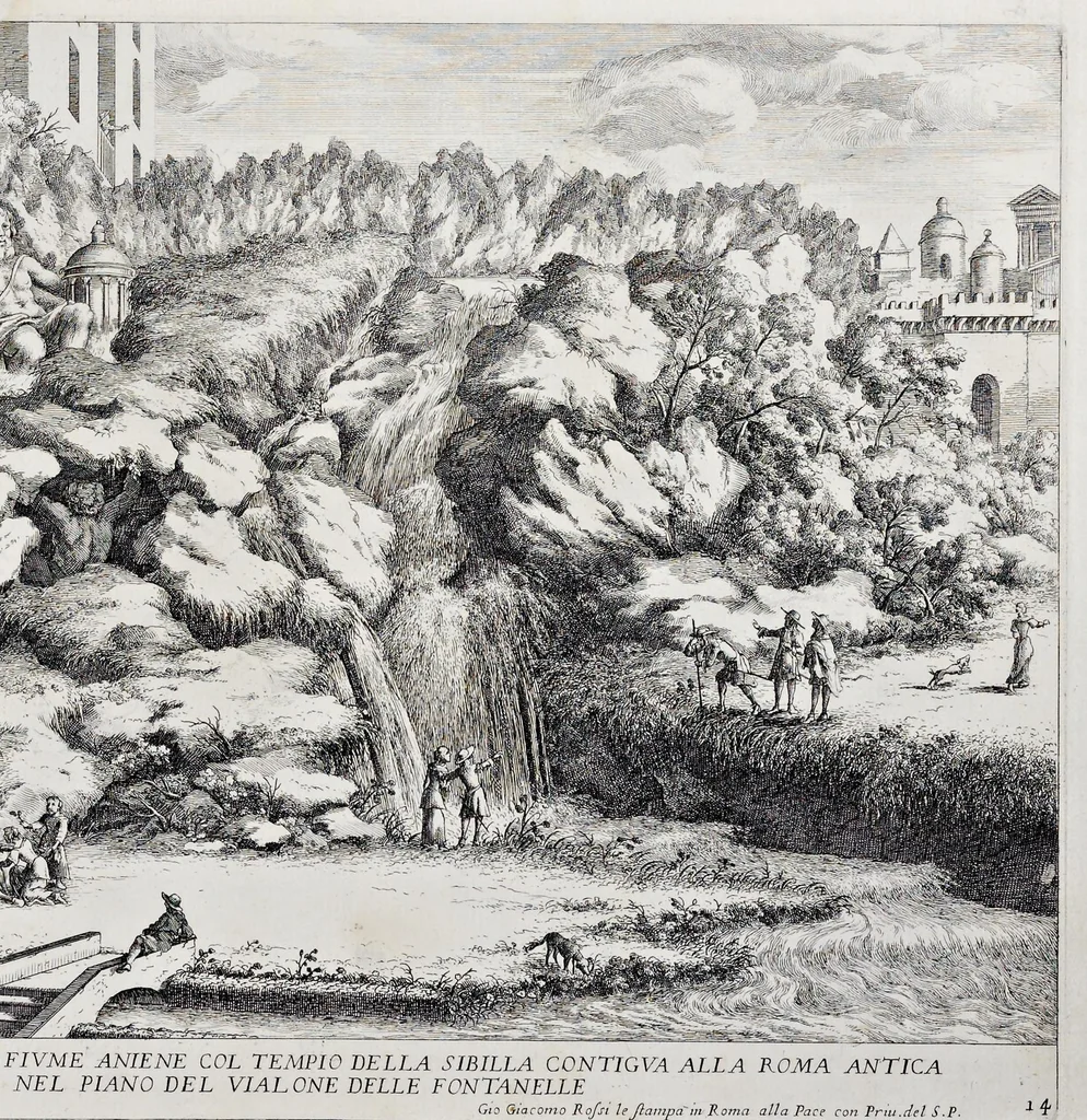 An illustration from Le fontane di Roma nelle piazze e lvoghi pvblici della città : con li loro prospetti, come sono al presente, 1691, leaf 190