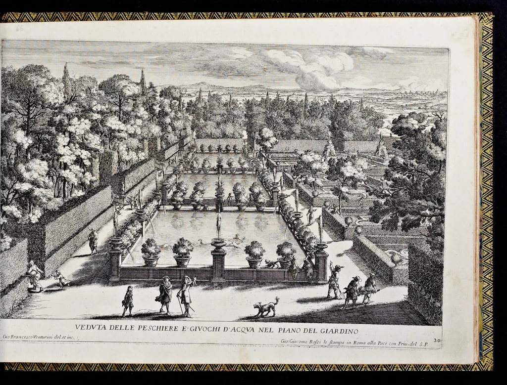 An illustration from Le fontane di Roma nelle piazze e lvoghi pvblici della città : con li loro prospetti, come sono al presente, 1691, leaf 202
