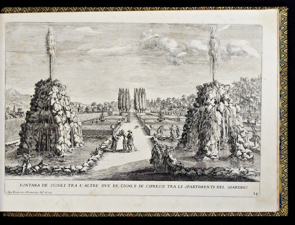 An illustration from Le fontane di Roma nelle piazze e lvoghi pvblici della città : con li loro prospetti, come sono al presente, 1691, leaf 210