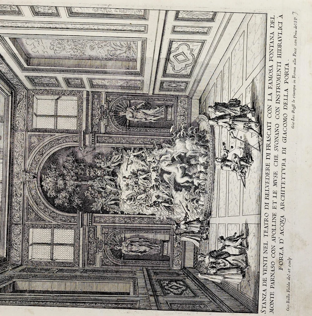An illustration from Le fontane di Roma nelle piazze e lvoghi pvblici della città : con li loro prospetti, come sono al presente, 1691, leaf 84