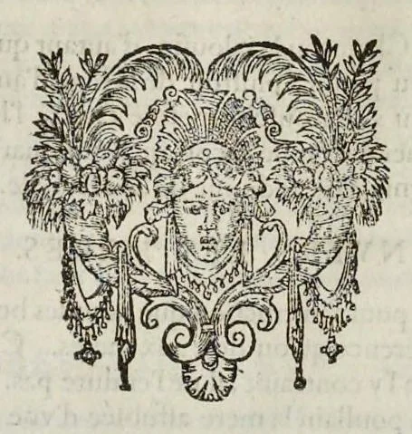 An illustration from Les hieroglyphiques de Ian-Pierre Valerian, vulgairement nommé Pierius. Autrement, commentaires des lettres et figures sacrées des Aegyptiens & autres nations. Oeuure reduicte en cinquante huict liures, ausquels sont adjoincts deux autres, 1615, leaf 197
