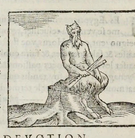 An illustration from Les hieroglyphiques de Ian-Pierre Valerian, vulgairement nommé Pierius. Autrement, commentaires des lettres et figures sacrées des Aegyptiens & autres nations. Oeuure reduicte en cinquante huict liures, ausquels sont adjoincts deux autres, 1615, leaf 675