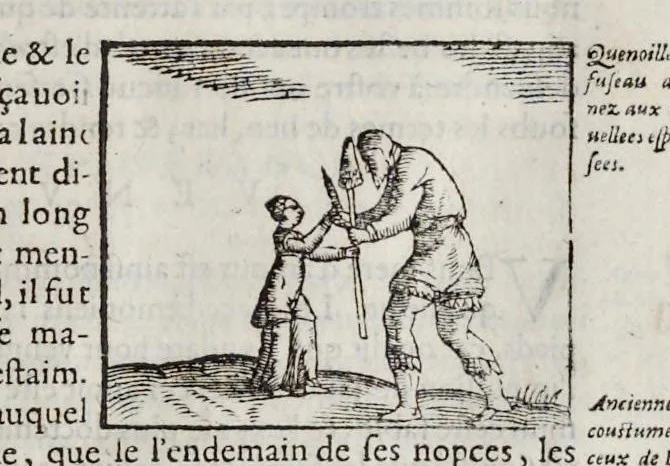 An illustration from Les hieroglyphiques de Ian-Pierre Valerian, vulgairement nommé Pierius. Autrement, commentaires des lettres et figures sacrées des Aegyptiens & autres nations. Oeuure reduicte en cinquante huict liures, ausquels sont adjoincts deux autres, 1615, leaf 688