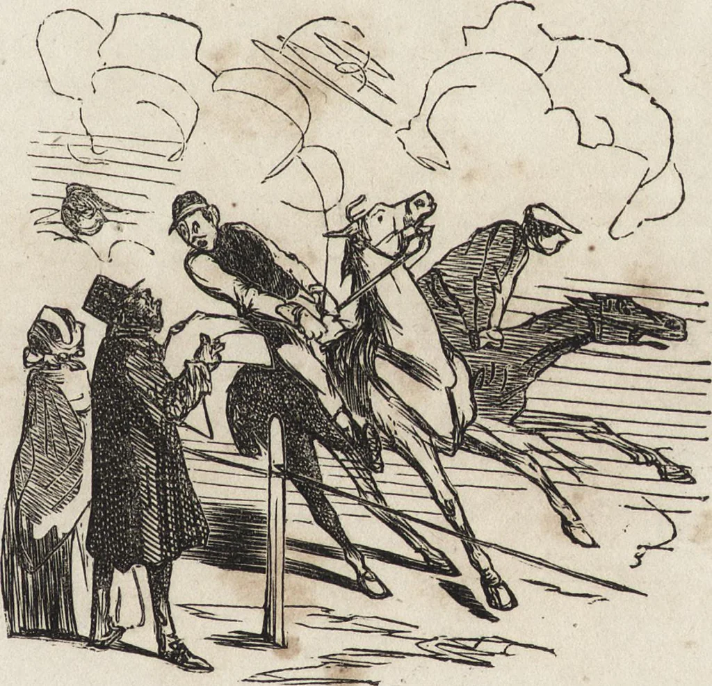 An illustration from Olla-Podrida, 1859, leaf 12