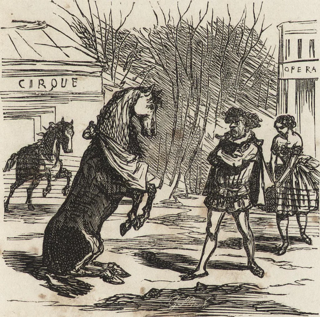 An illustration from Olla-Podrida, 1859, leaf 26