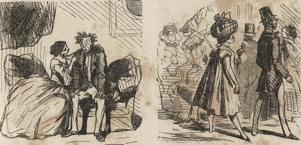 An illustration from Olla-Podrida, 1859, leaf 28