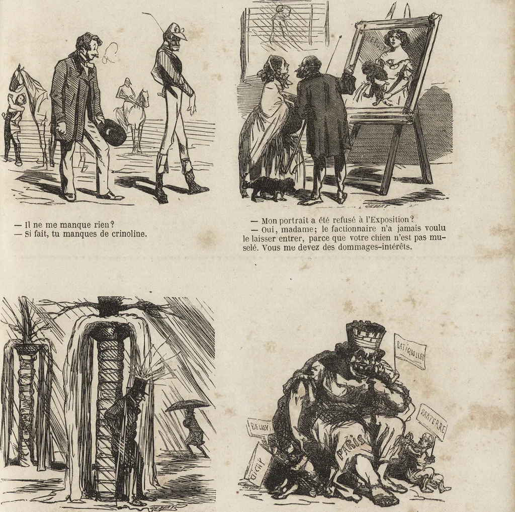 An illustration from Olla-Podrida, 1859, leaf 30