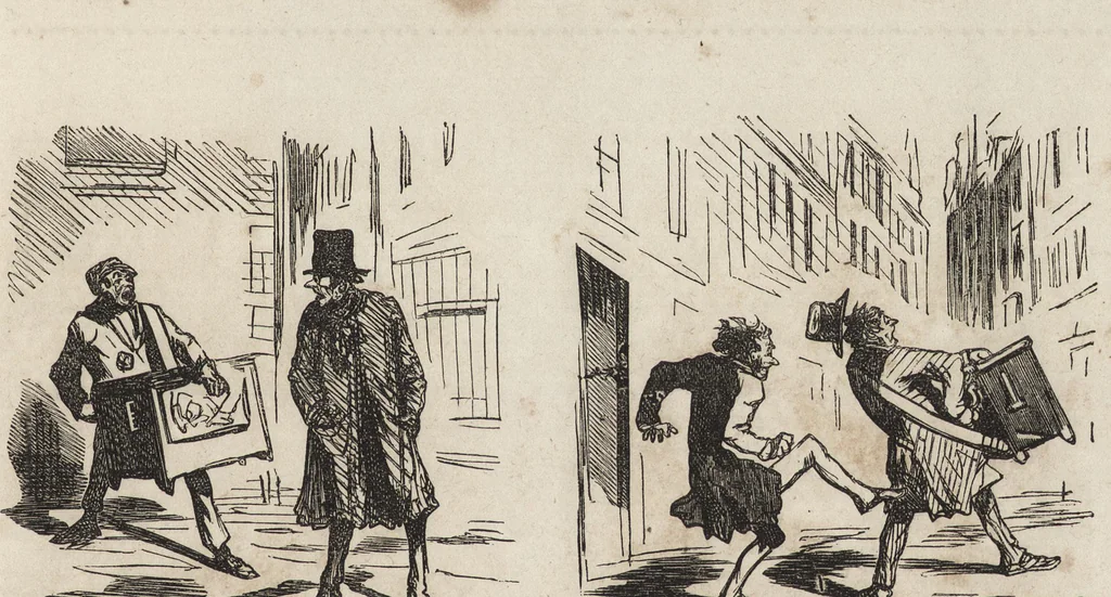 An illustration from Olla-Podrida, 1859, leaf 32